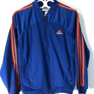 Royal blue and orange Adidas sweater!